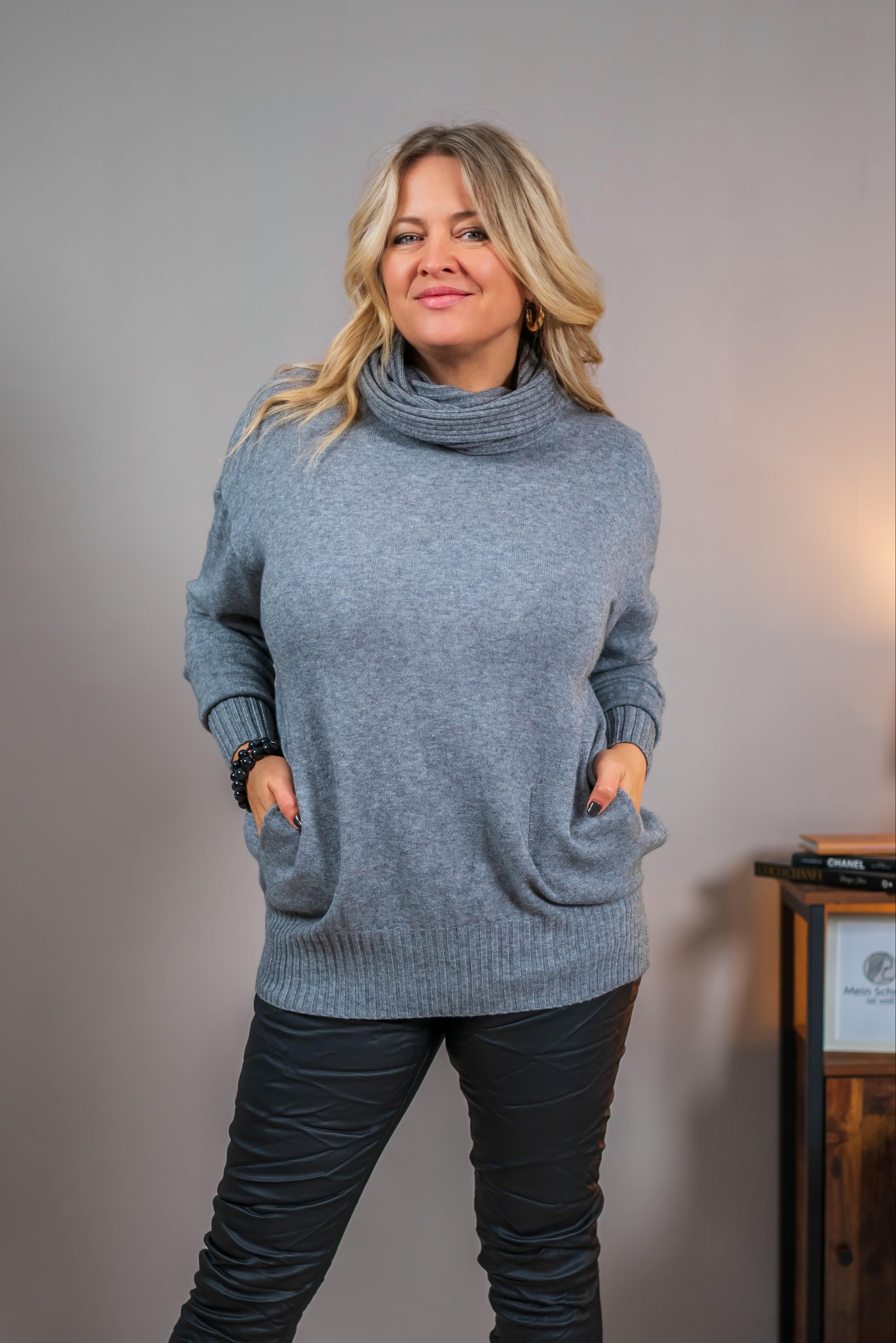 Strickpullover Tabarca, grau