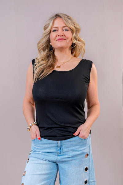 Basic-Top, schwarz
