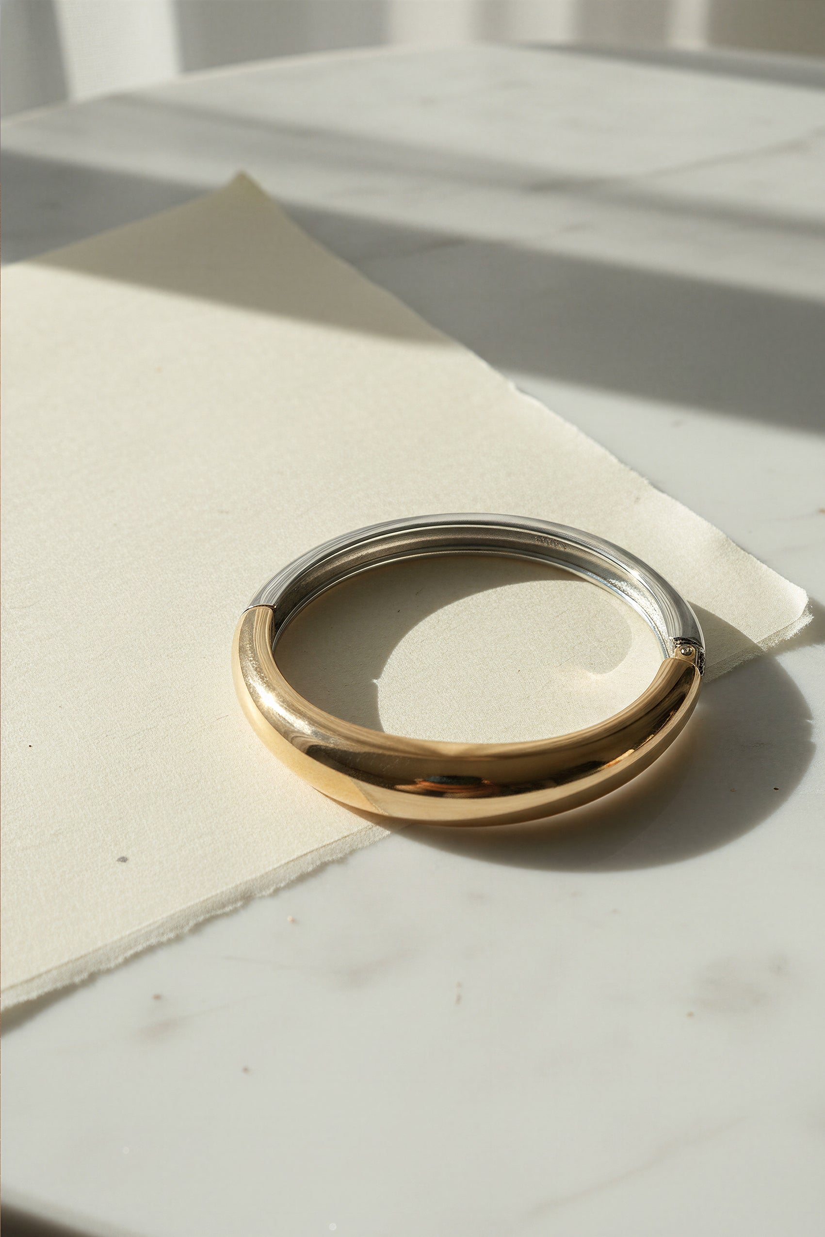 Armreif, gold und silber