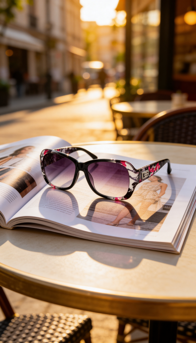Sonnenbrille in Retro-Look, verschiedene Farben