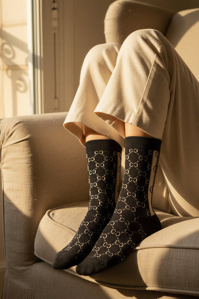 Socken mit Grafikmuster