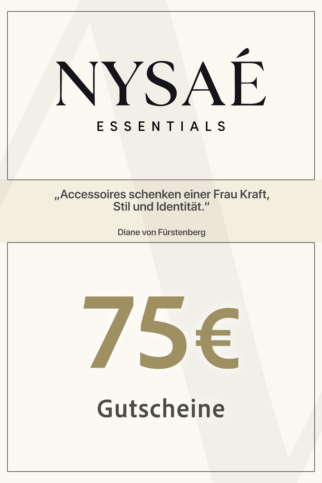 Gutschein 75 €