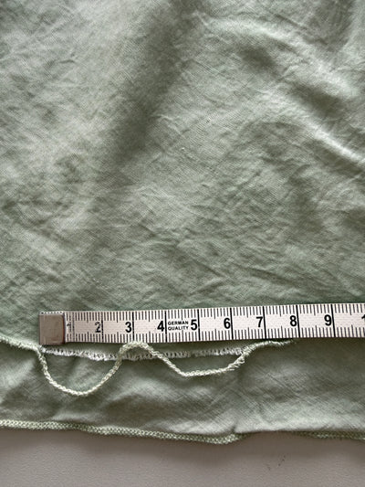 Oversize Top mit Spitzenträger, salbeigrün 2.Wahl