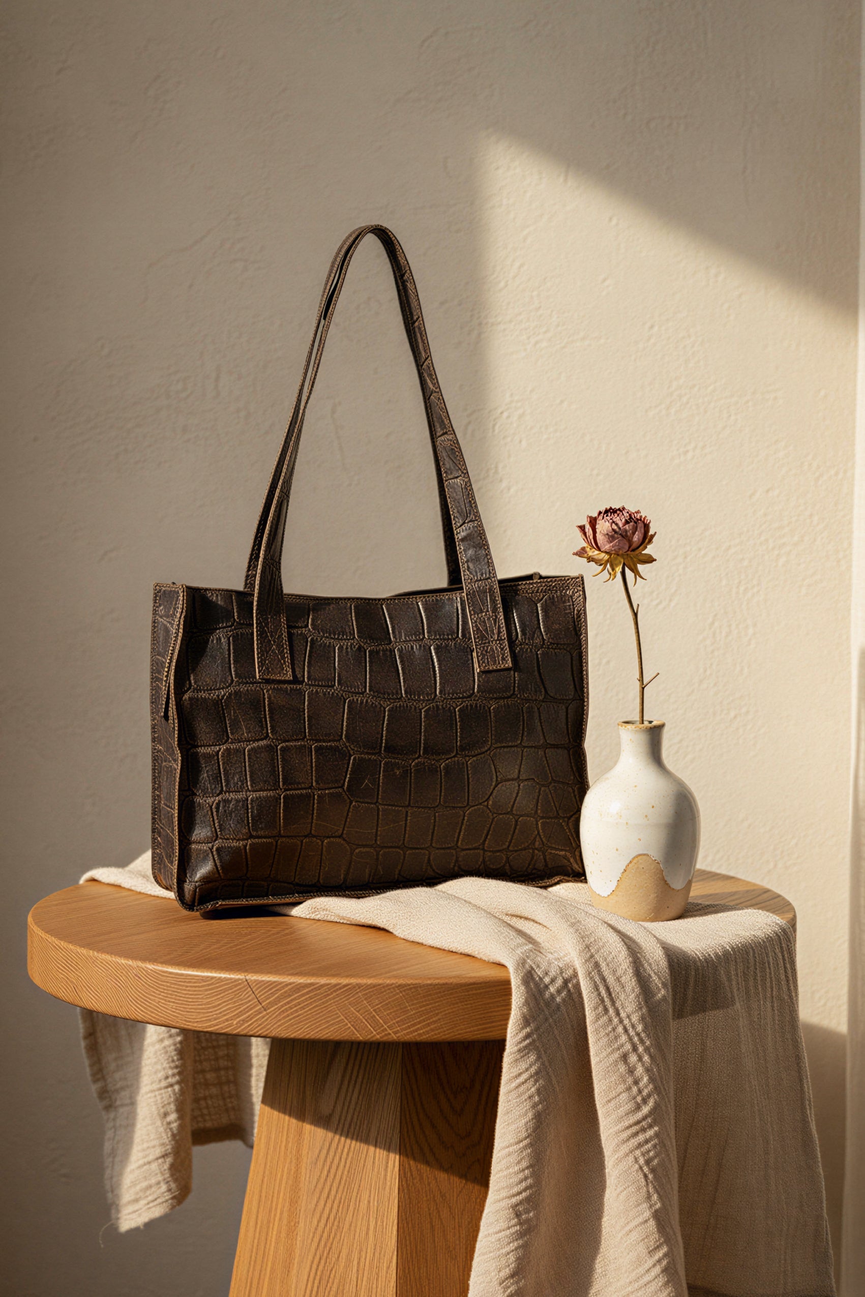 Shopper in Croco-Optik