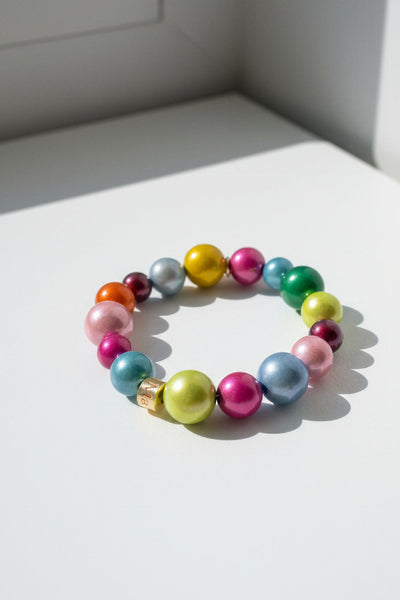 Perlenarmband, bunt