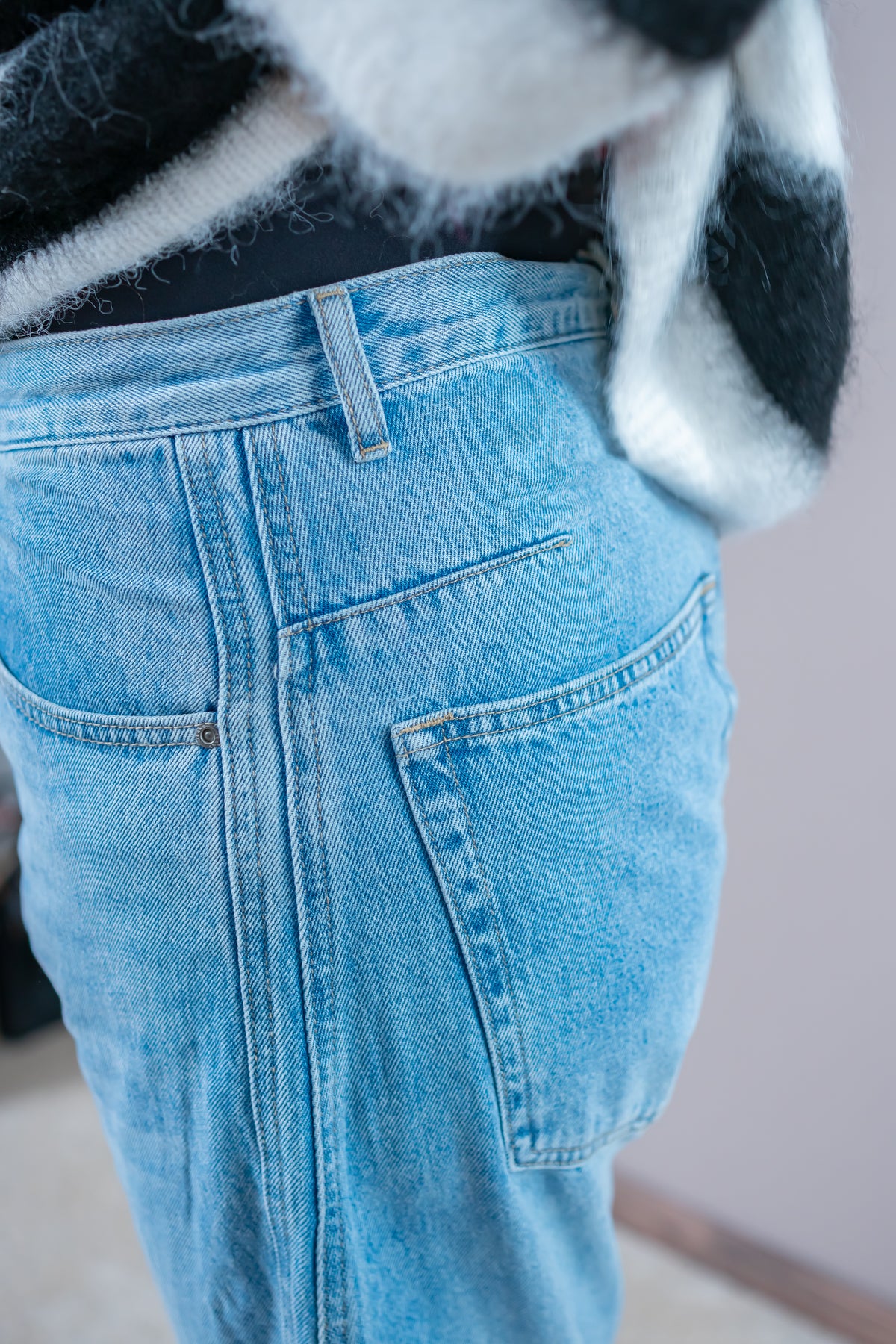 Barrel-Fit Jeans "Urban Curve", light blue
