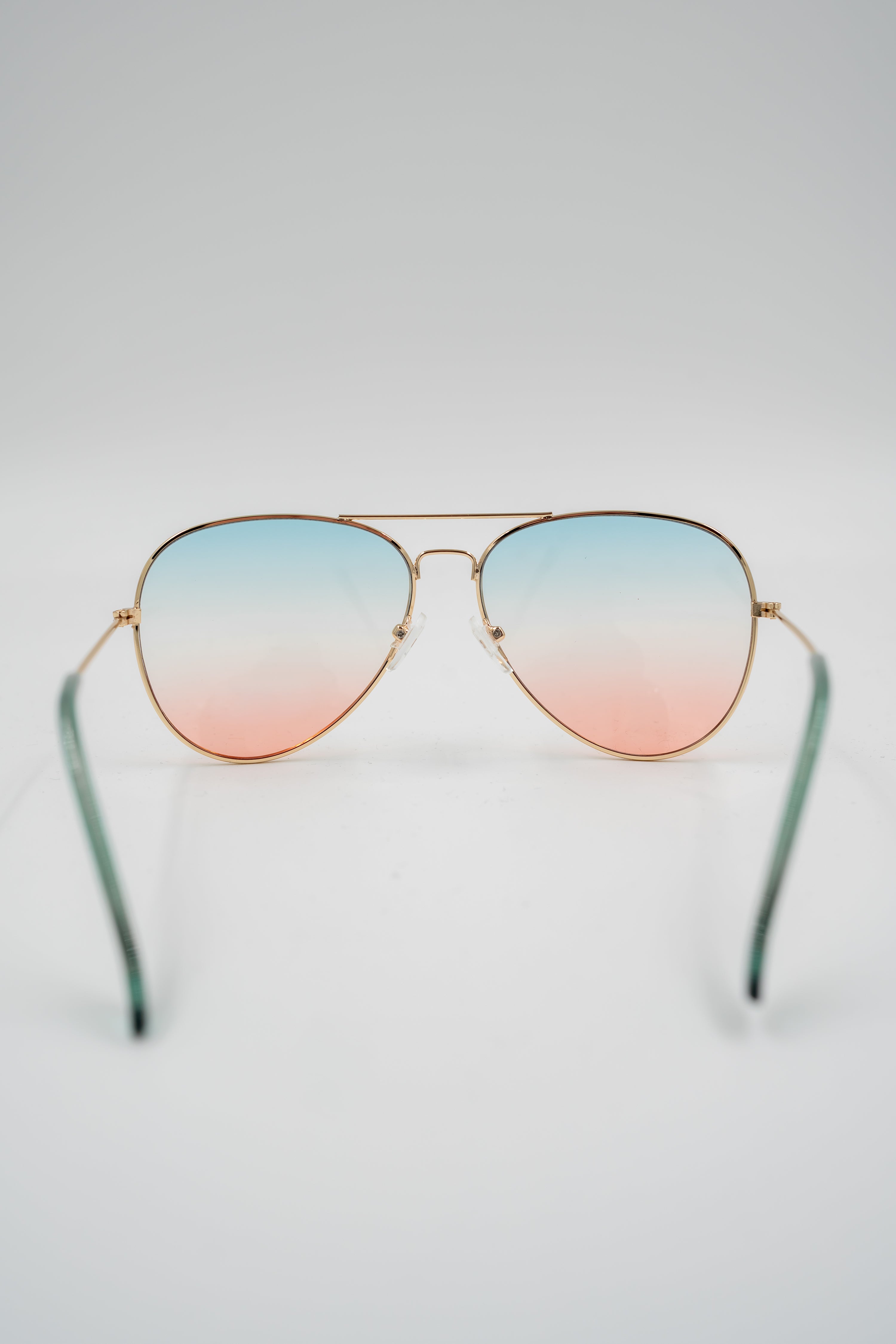 Pilotenbrille Goldie, gold-grün-apricot