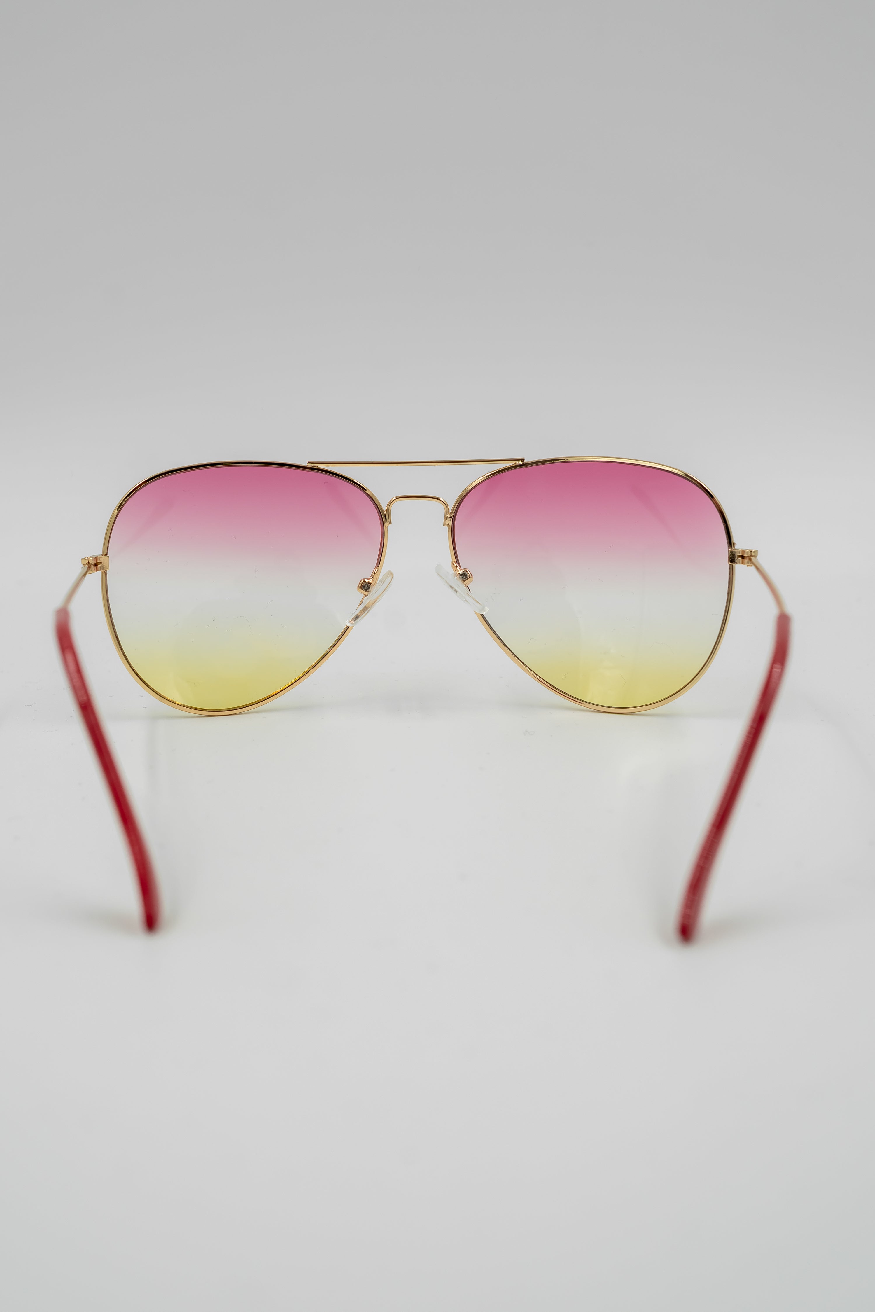 Pilotenbrille Goldie, gold-pink-gelb