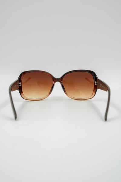 Sonnenbrille, braun-schwarz