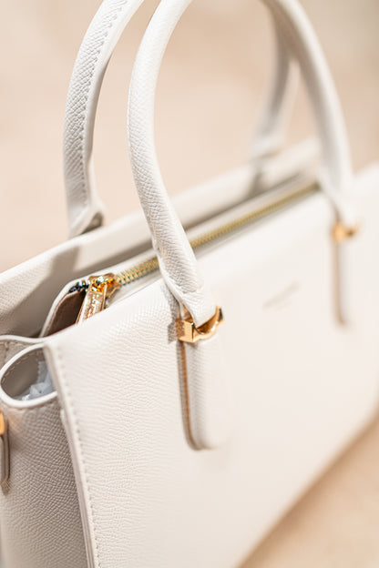 Handtasche Toledo in Coconut Cream