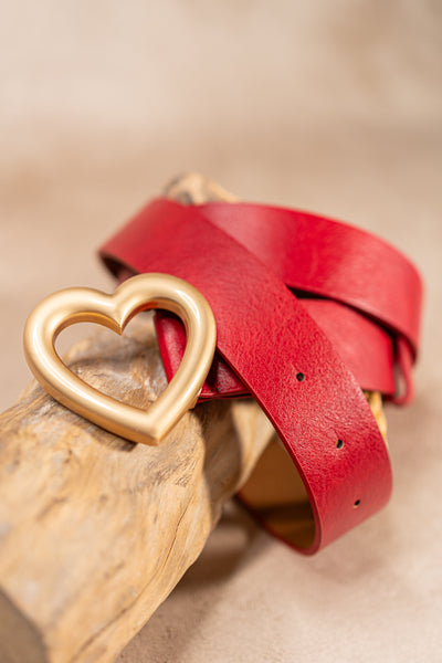 Gürtel Blanes in Rot