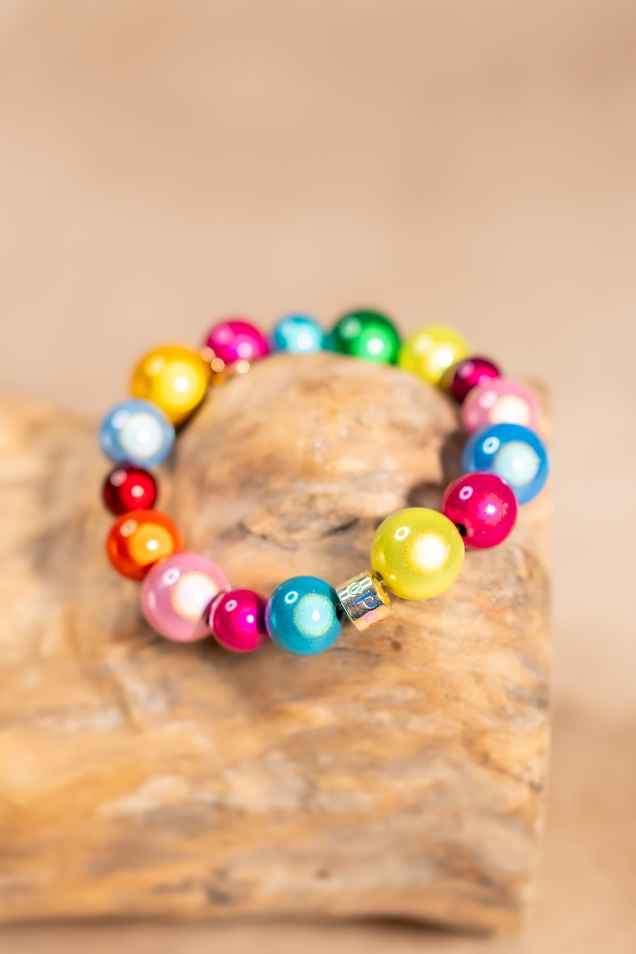 Perlenarmband Rainbow Glow