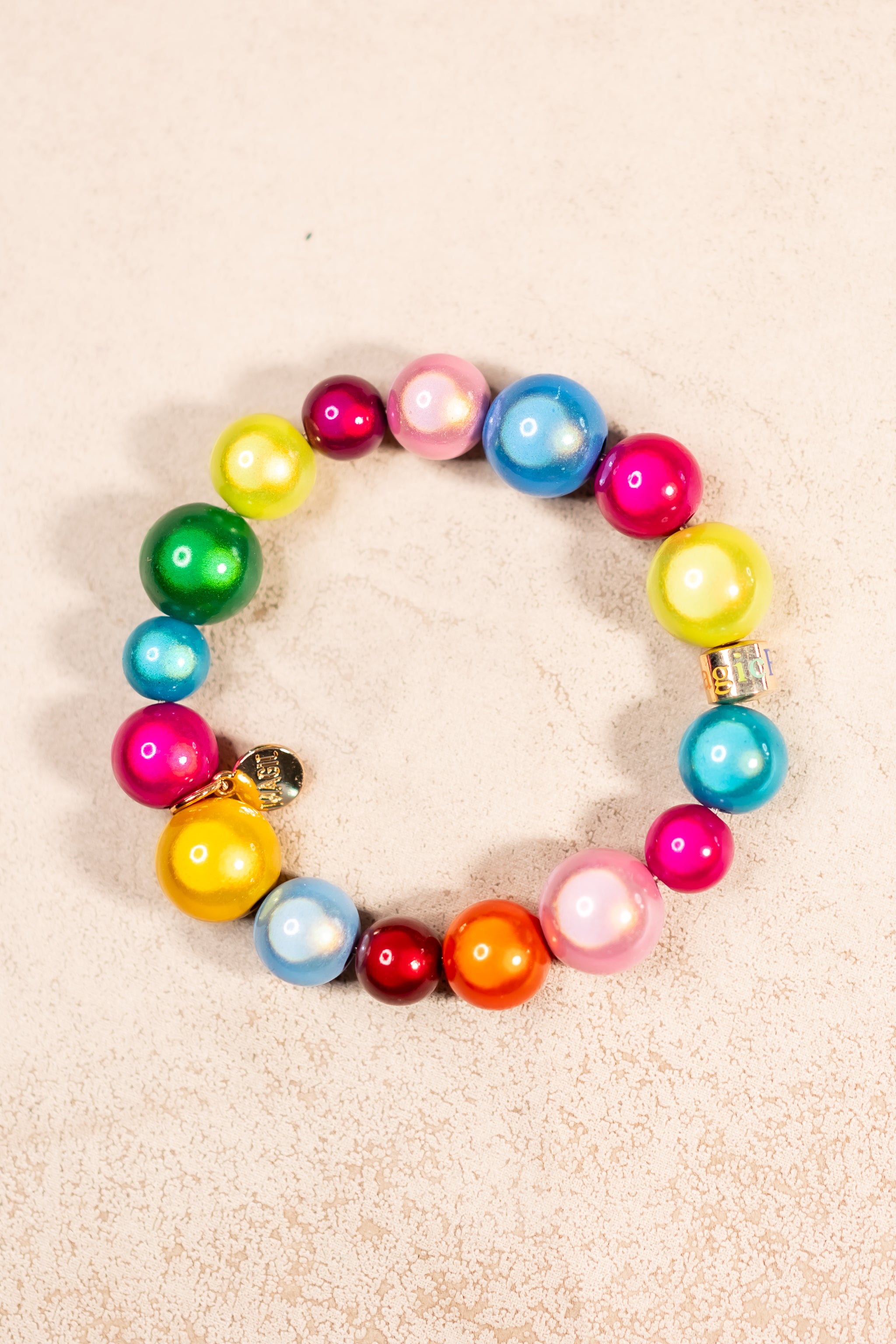 Perlenarmband Rainbow Glow
