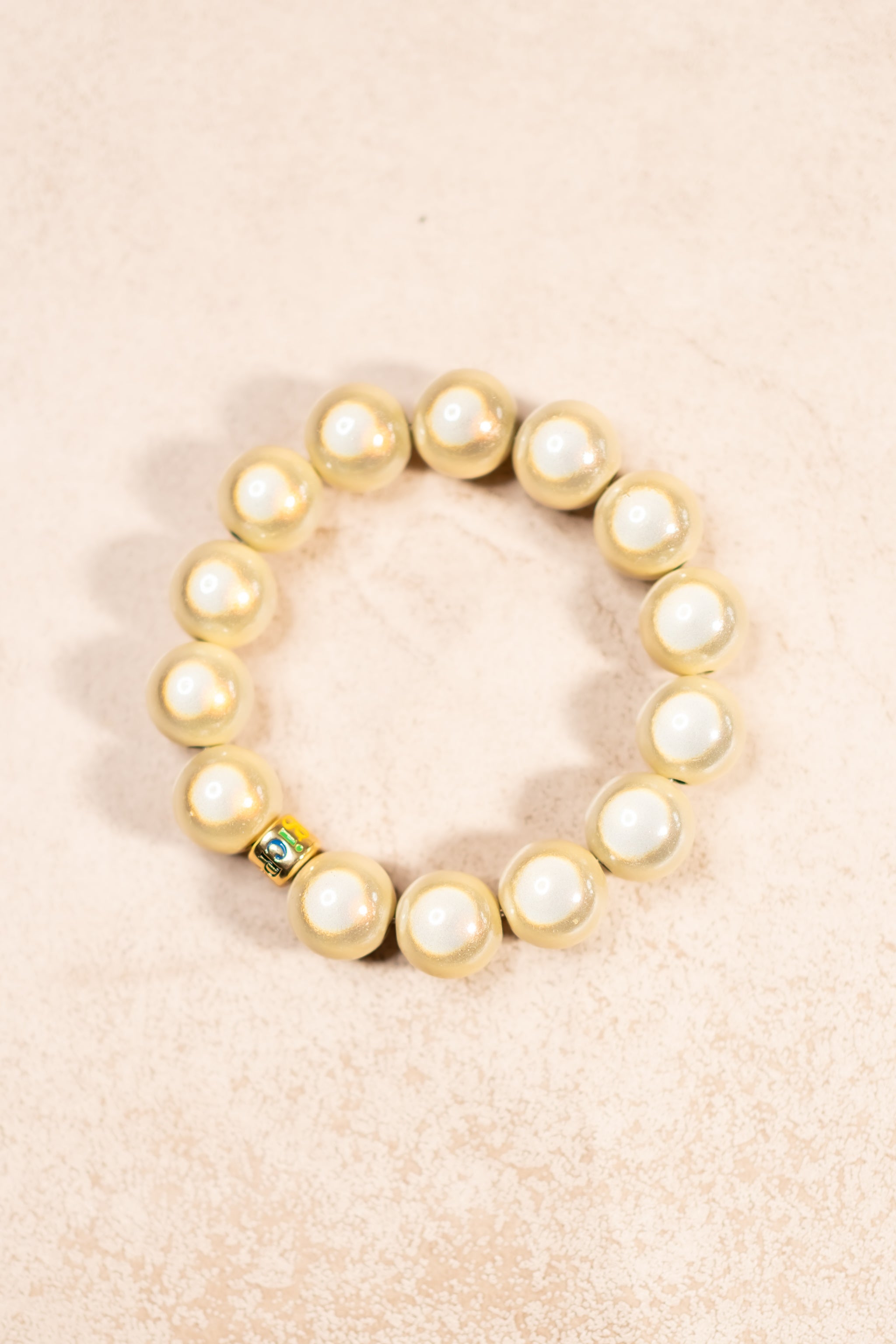 Perlenarmband Champagnertraum