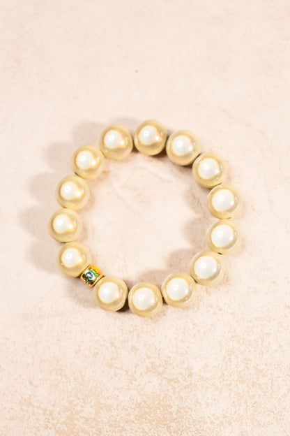 Perlenarmband Champagnertraum