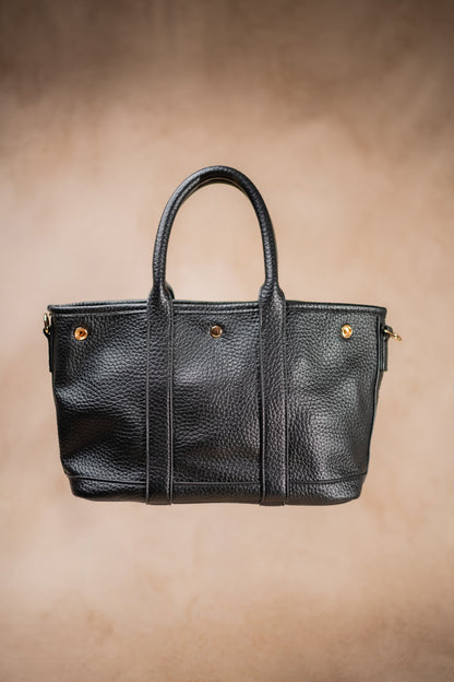 Handtasche mit Leo-Fellimitat
