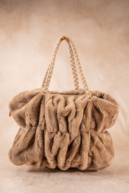 Teddy-Bag in Taupe
