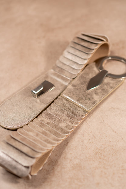 Stretchgürtel in Bronze-Gold