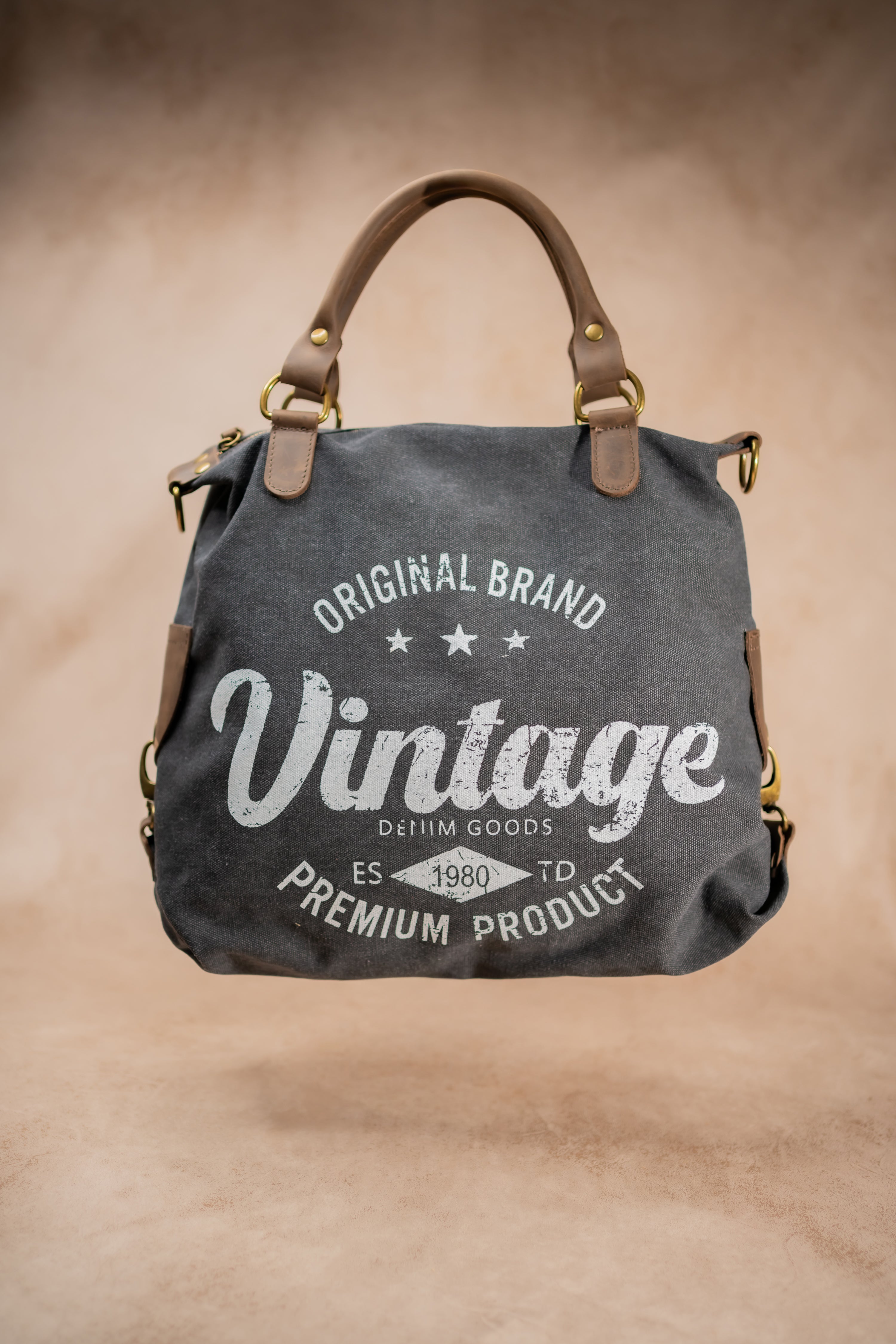Canvas Tasche im Vintage-look