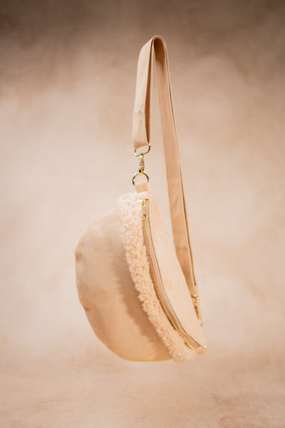 Bauchtasche, beige