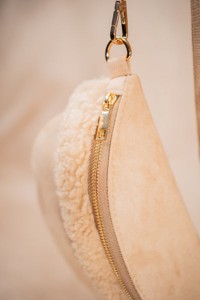 Bauchtasche, beige