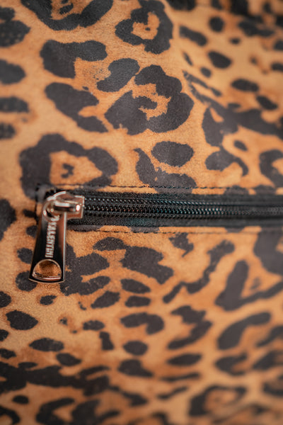 Schultertasche Leo-Print