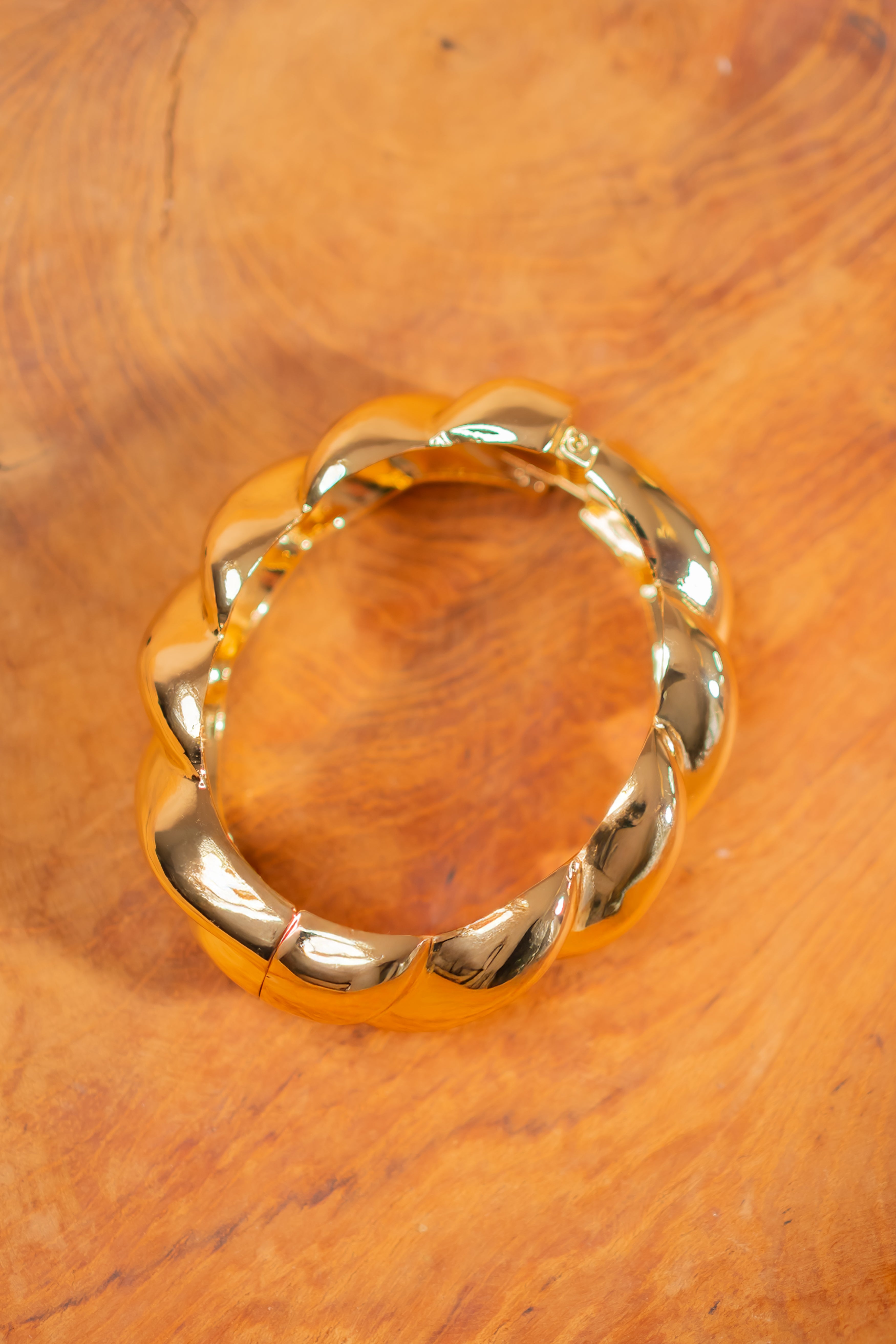 Armreif Curvy, gold