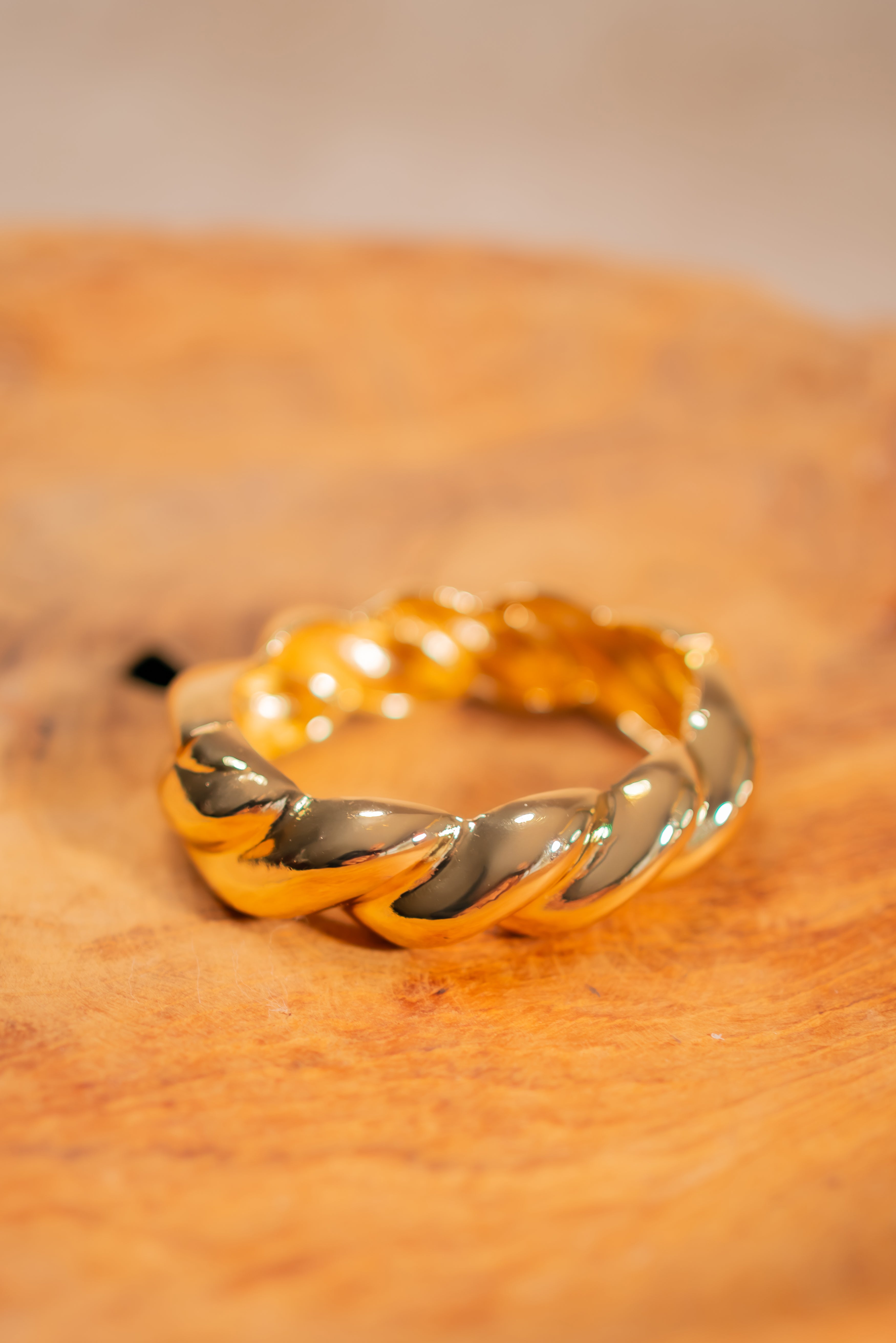 Armreif Curvy, gold