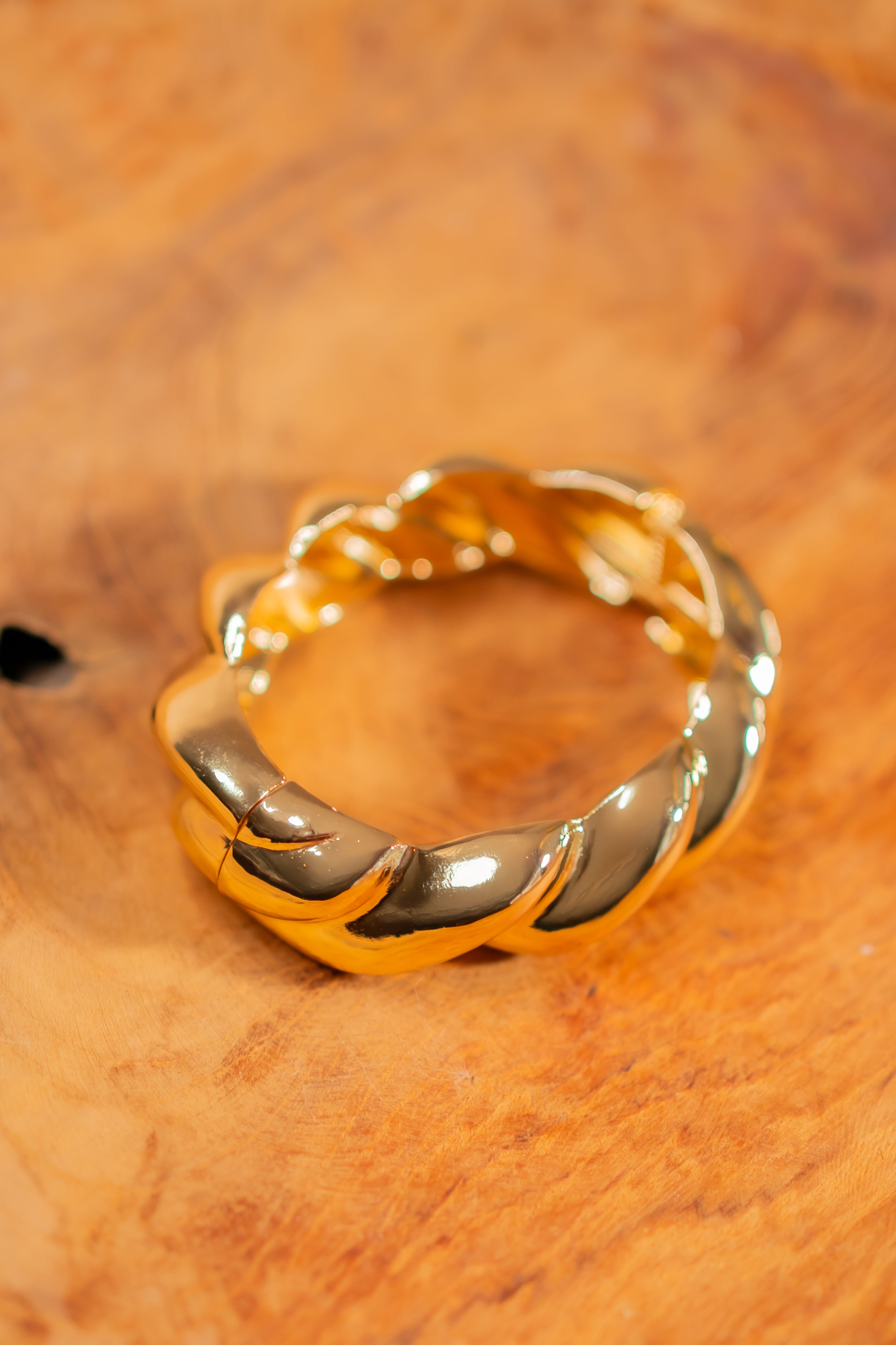 Armreif Curvy, gold