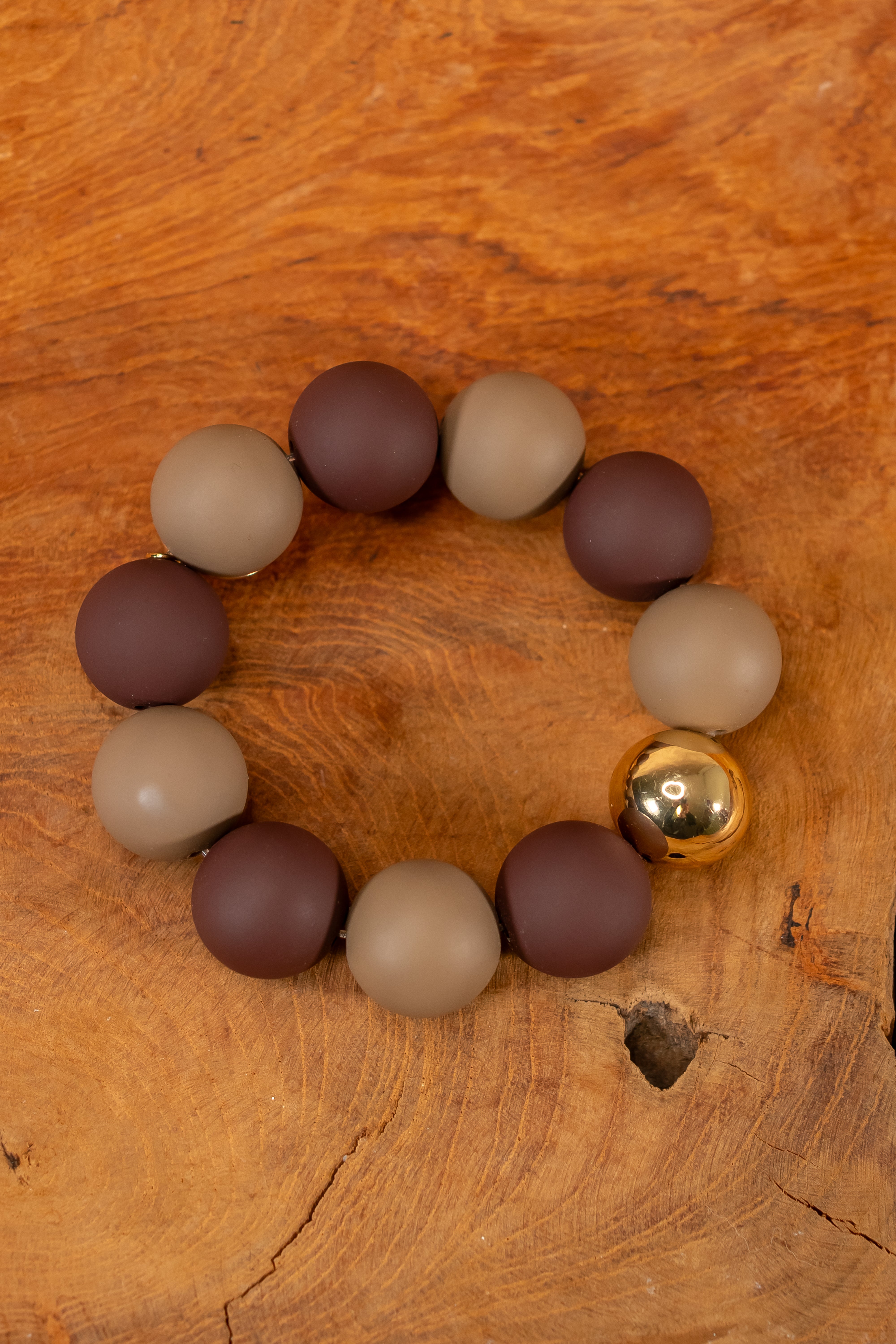 Perlenarmband, zweifarbig