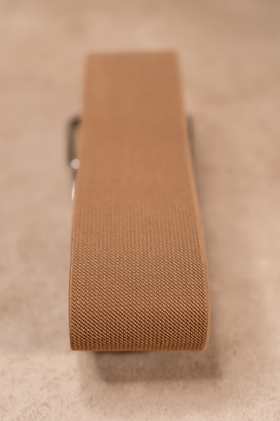 Stretchgürtel Classic Chic in Taupe