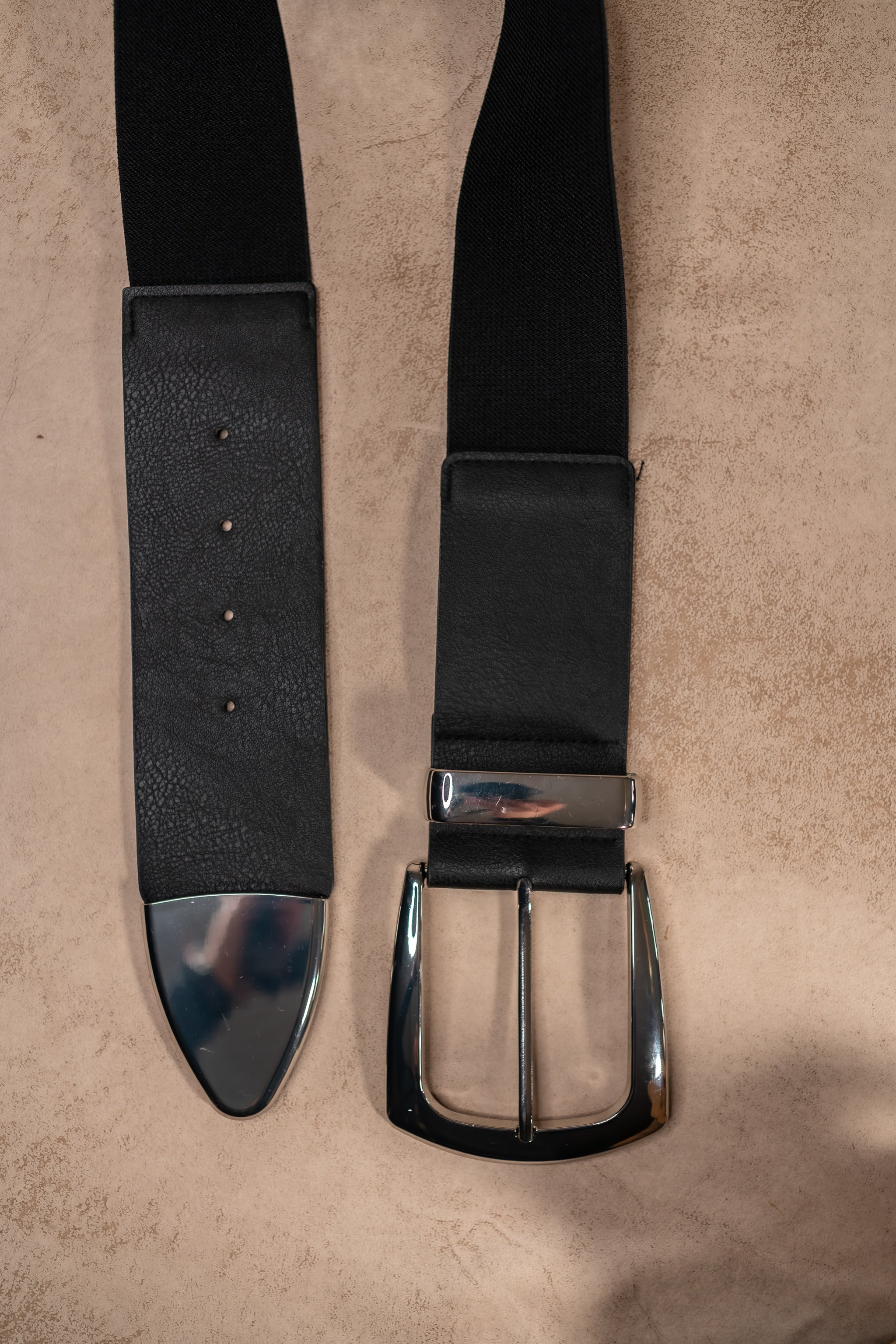 Stretchgürtel Classic Chic in Schwarz