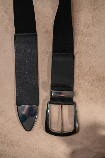 Stretchgürtel Classic Chic in Schwarz