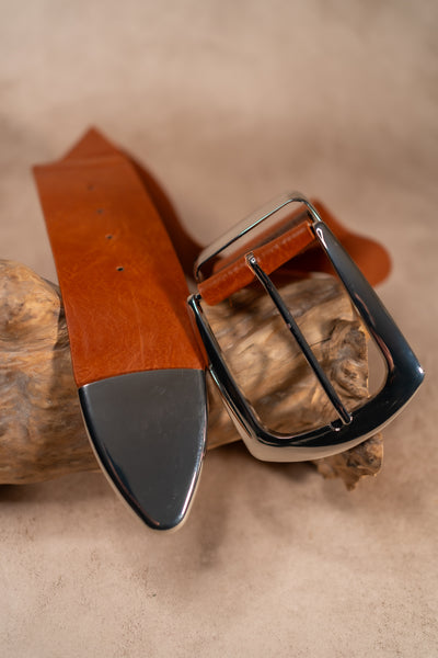 Stretchgürtel Classic Chic in Braun