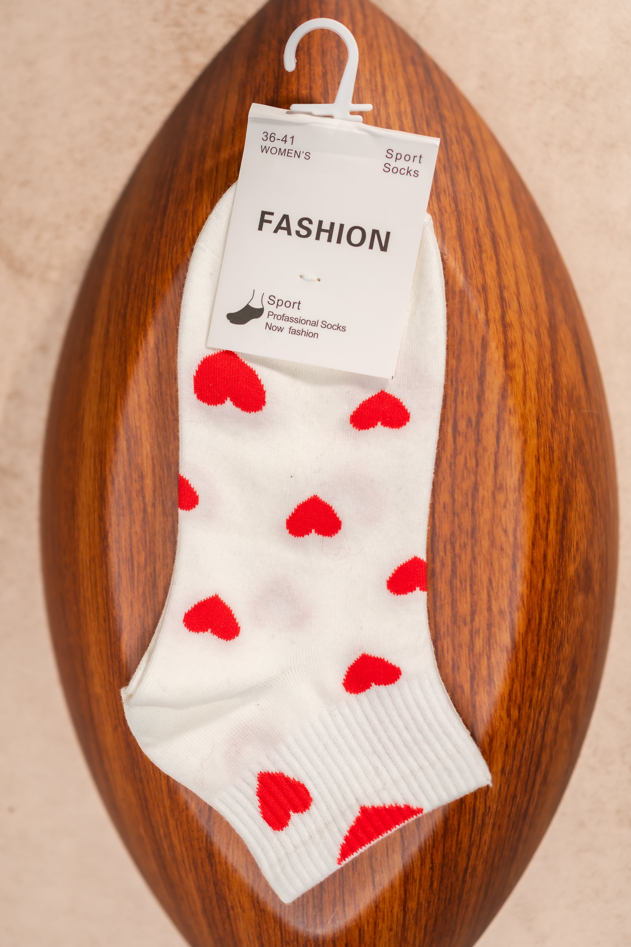Sneaker-Socken Heartly in Weiß