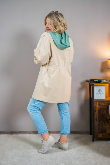 Trendige Jacke, beige