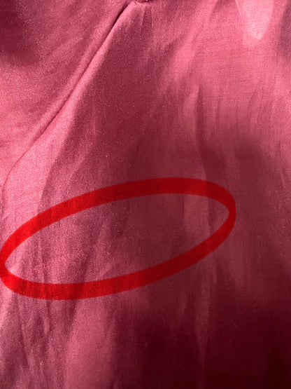 Bluse mit leichten Volants, bordeaux 2.Wahl