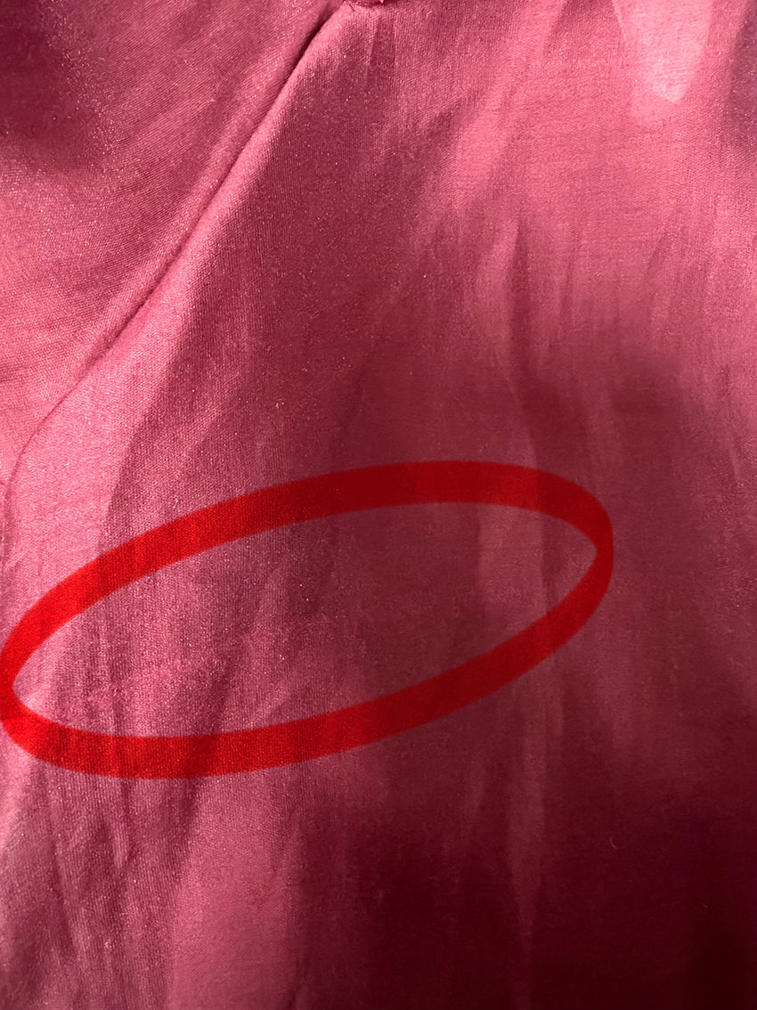 Bluse mit leichten Volants, bordeaux 2.Wahl