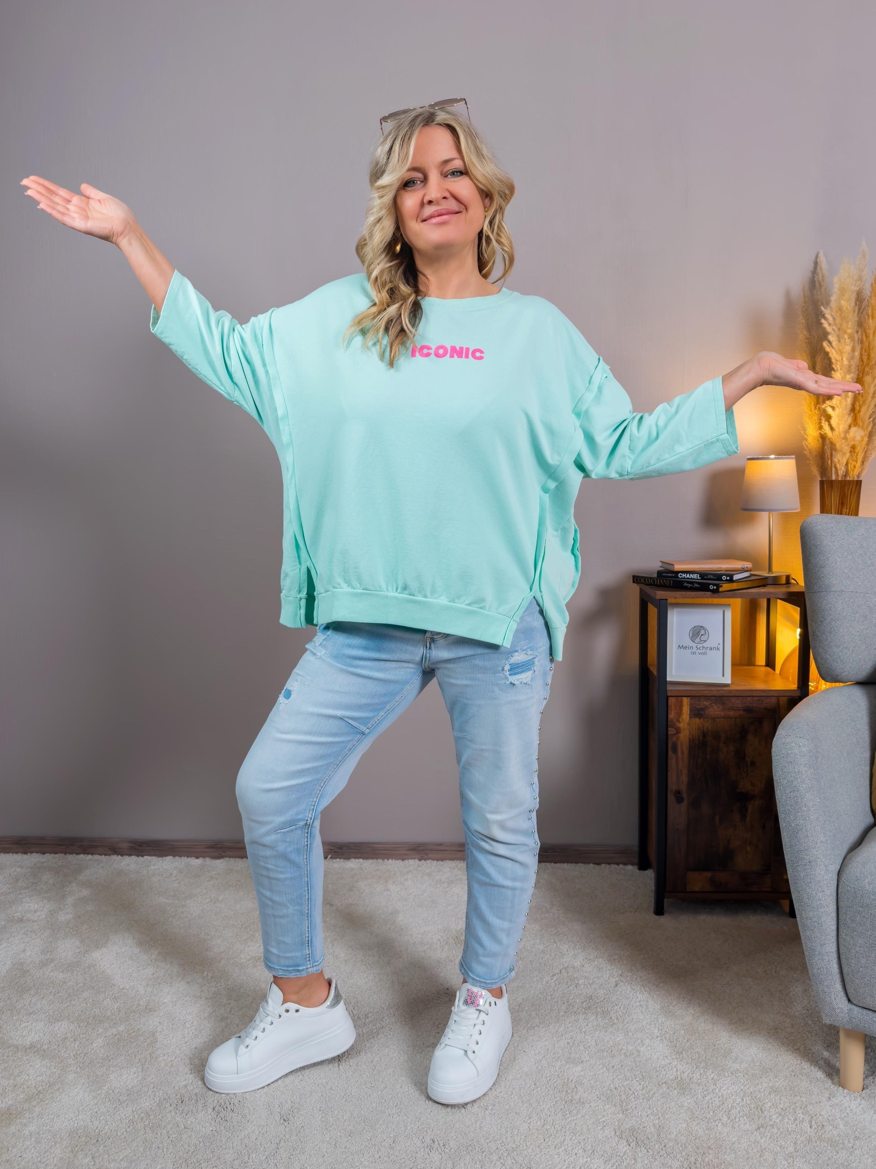 Oversize Sweatshirt ICONIC, mint
