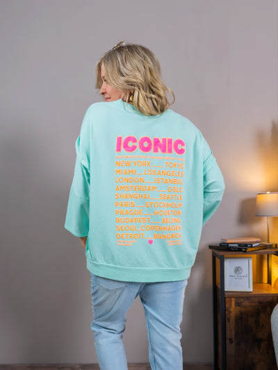 Oversize Sweatshirt ICONIC, mint