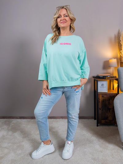 Oversize Sweatshirt ICONIC, mint