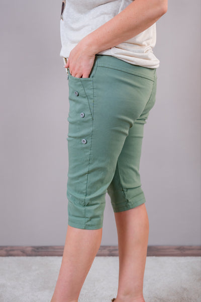 Bermuda-Shorts, khaki