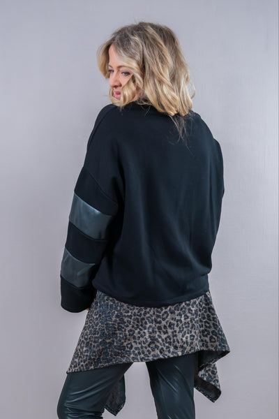 Sweatshirt "YEAH", schwarz