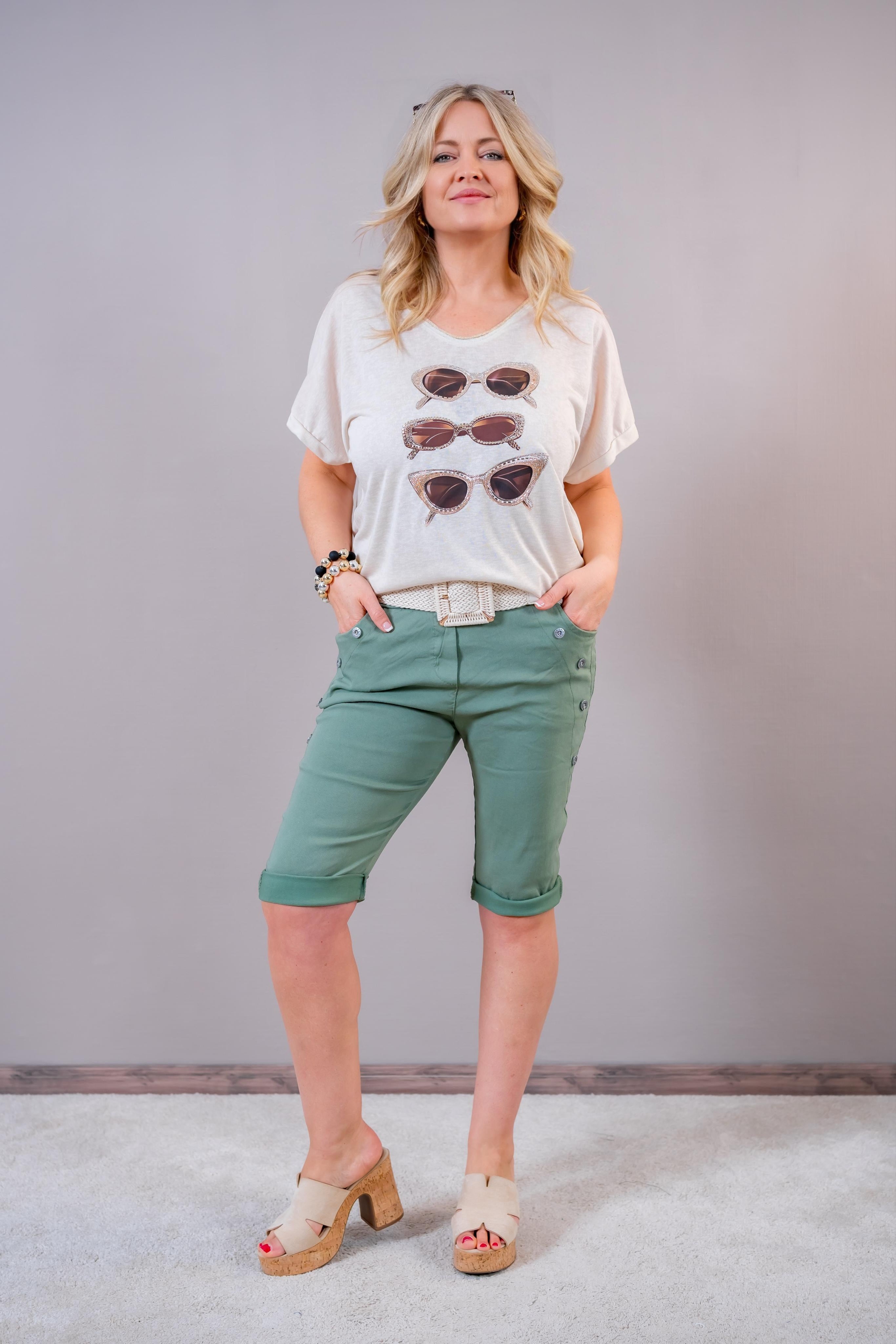 Bermuda-Shorts, khaki