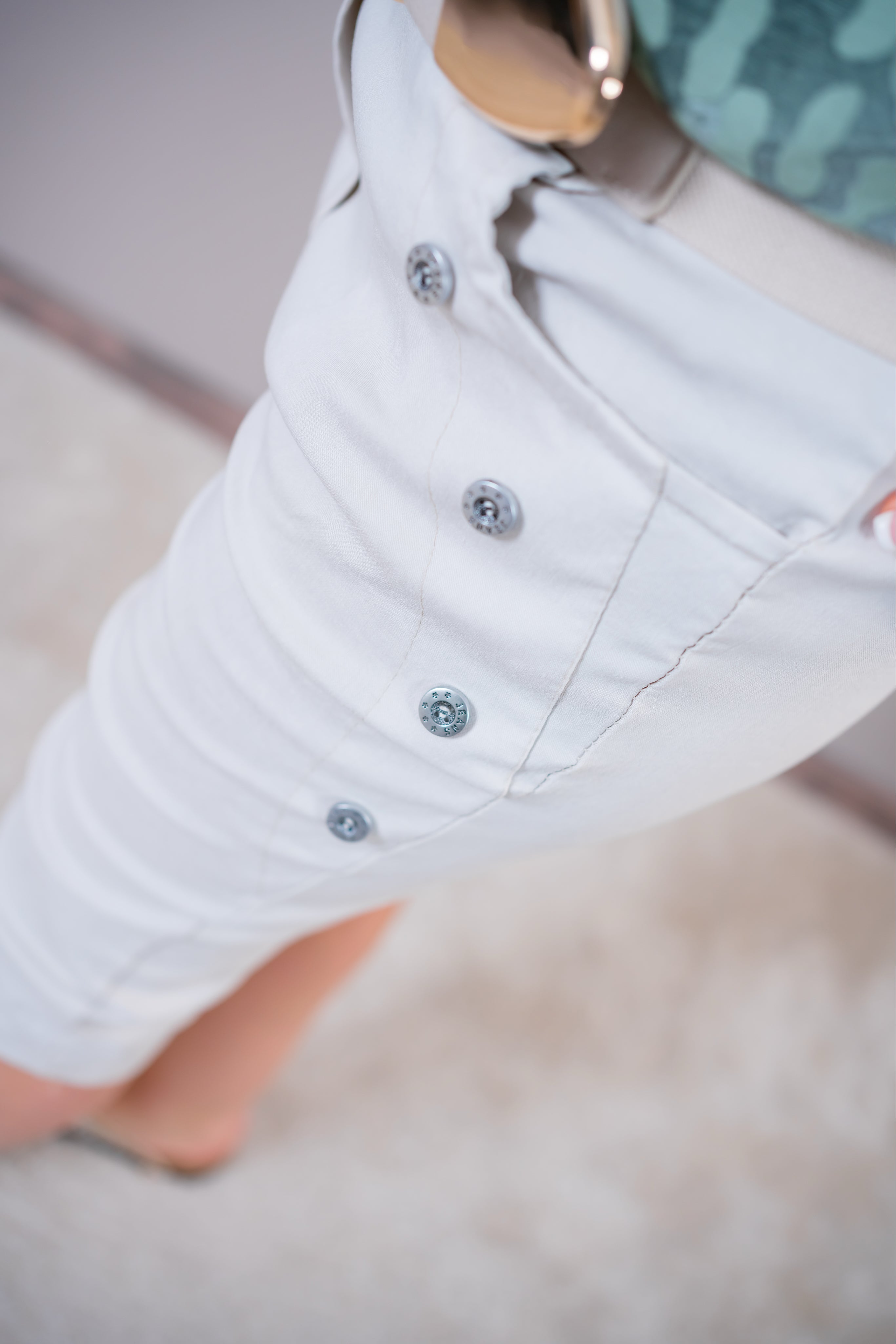 Bermuda-Shorts, beige