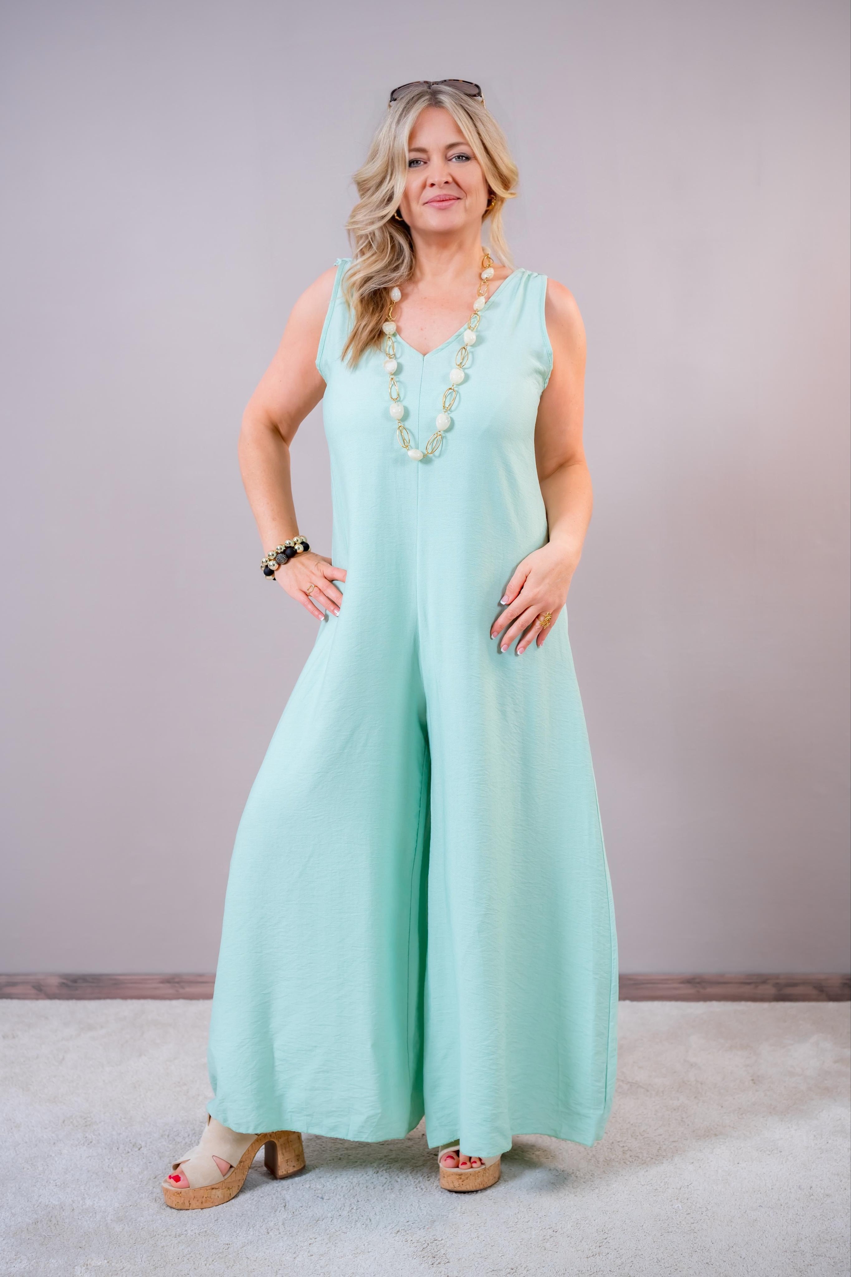 Jumpsuit, mintgrün