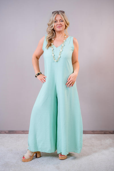 Jumpsuit, mintgrün