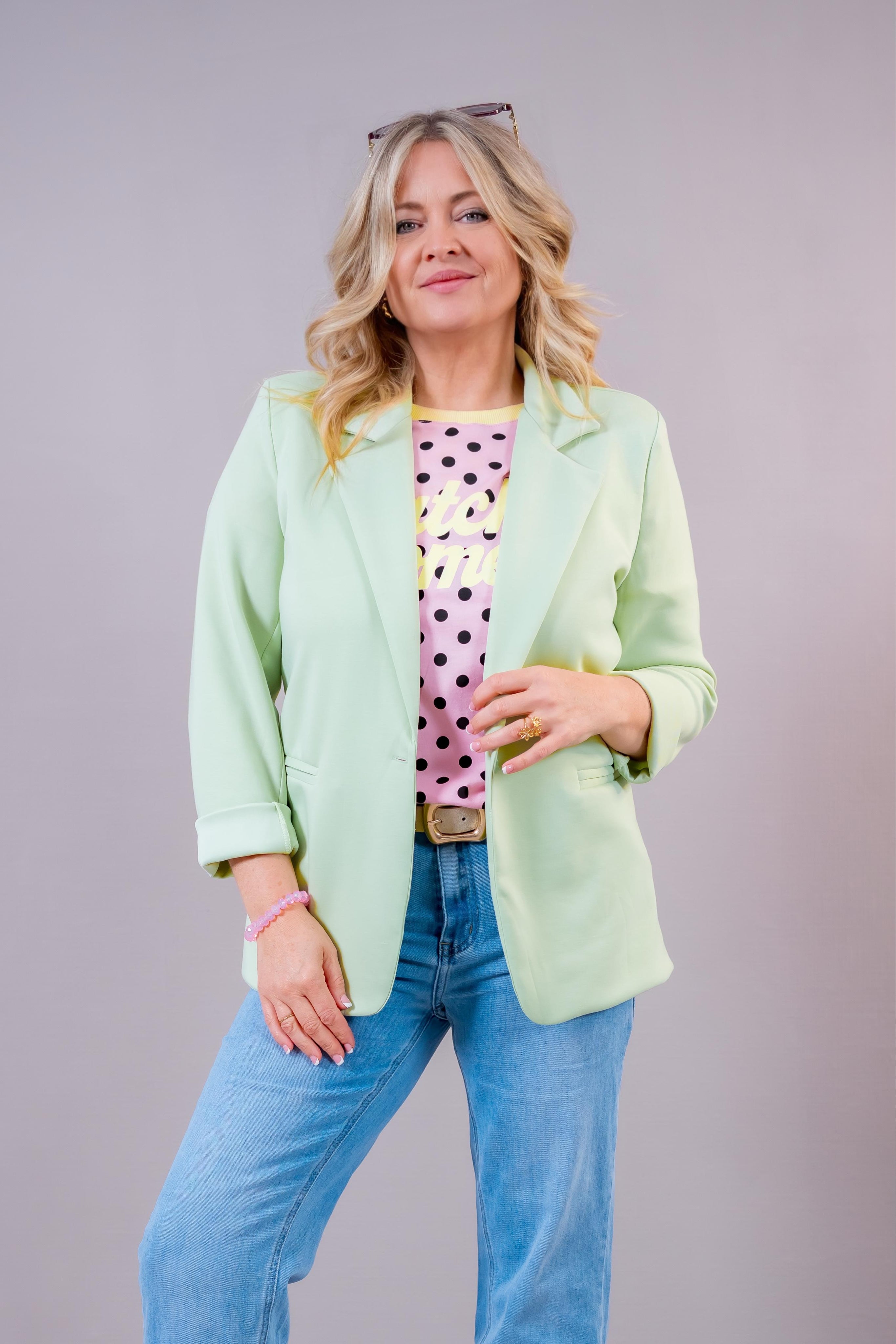 Stylischer Jogg-Blazer, mintgrün
