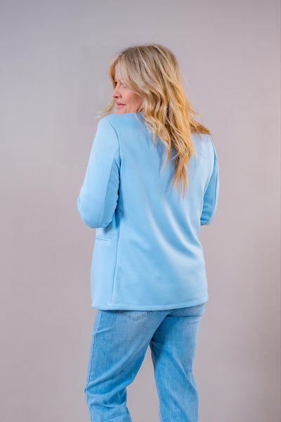 Stylischer Jogg-Blazer, hellblau