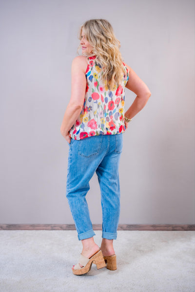 Schlupfjeans, light blue